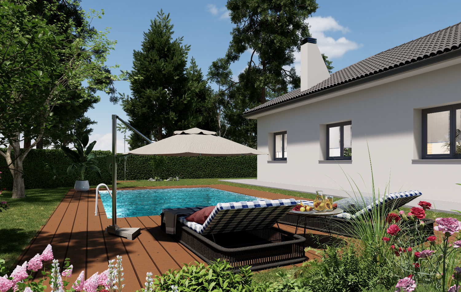 PROMOCION 3 CHALETS NUEVA CONSTRUCCION ZONA DE FENE