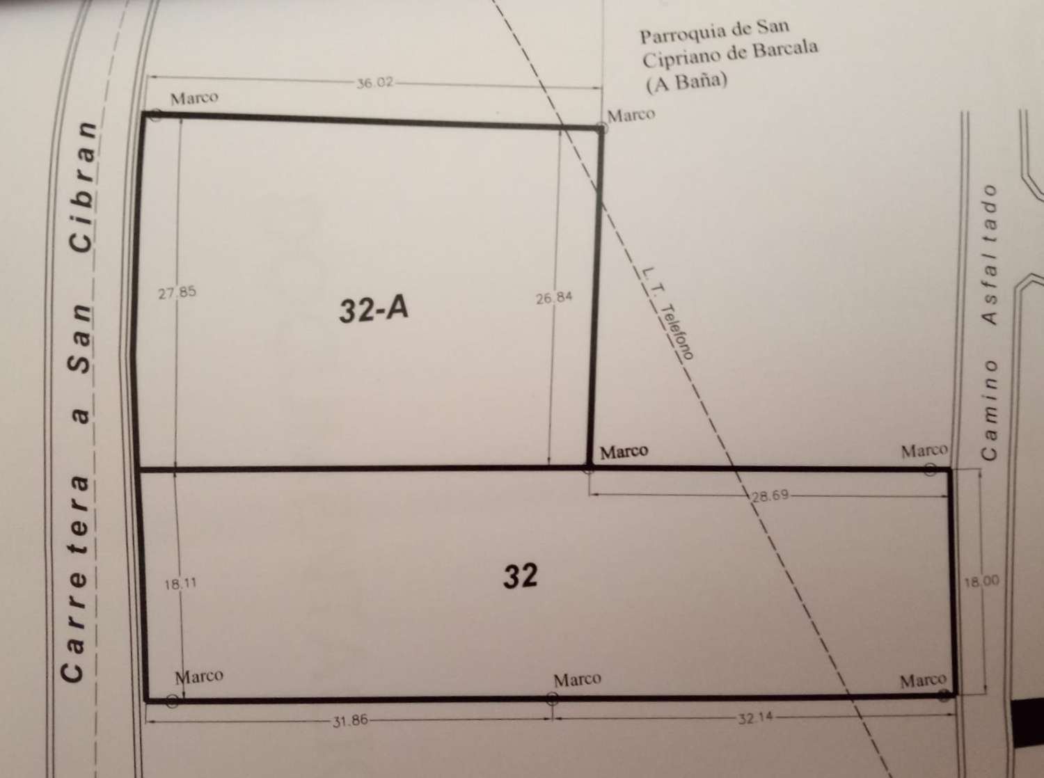 FINCA SEGREGADA EN 2 PARCELAS EDIFICABLES, ZONA NEGREIRA