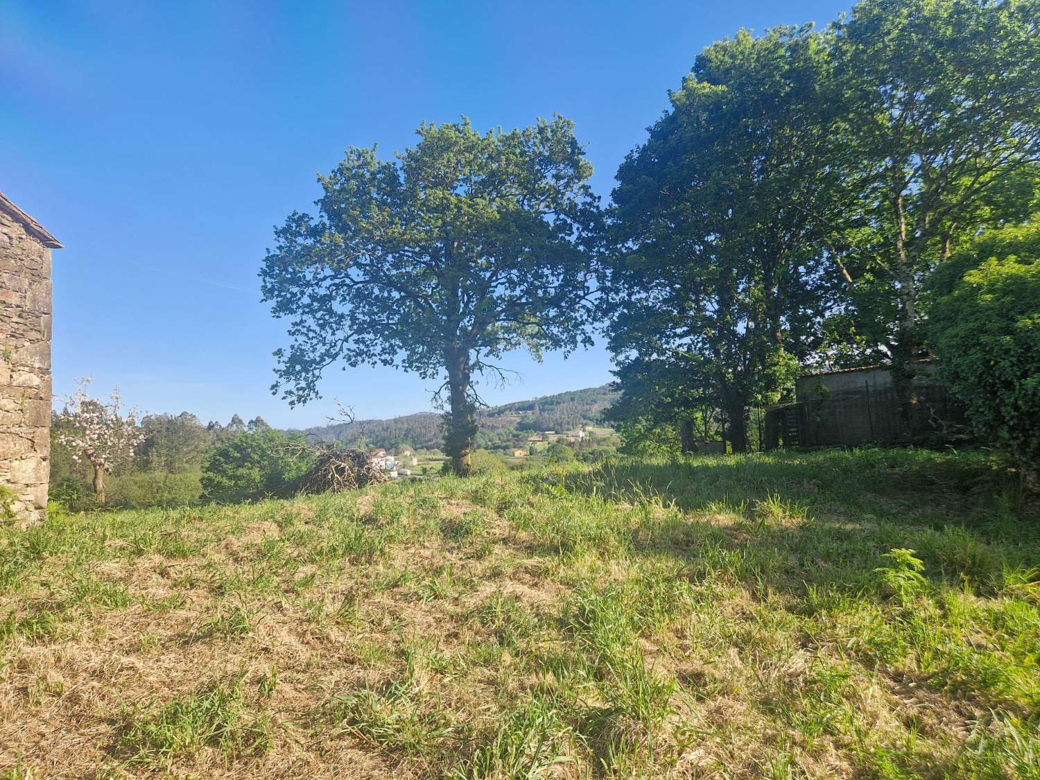 FINCA AMPLIA SEGREGABLE CON CONSTRUCCIONES RUINOSAS ZONA CORNEIRA, A BAÑA